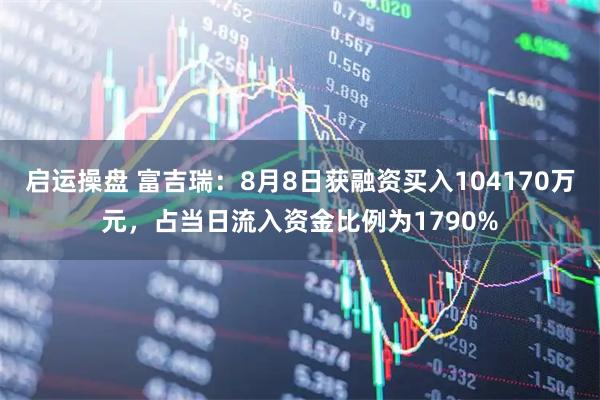 启运操盘 富吉瑞:8月8日获融资买入104170万元,占当日流入资金比例为1790%