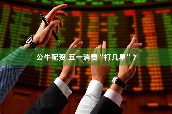 公牛配资 五一消费“打几星”？